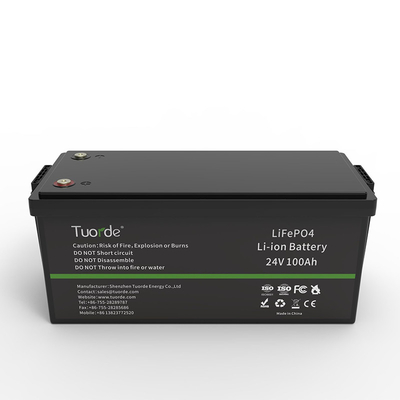 24V 25,6V 100Ah Batterie rechargeable au lithium à cycle profond Batterie de remplacement au plomb acide