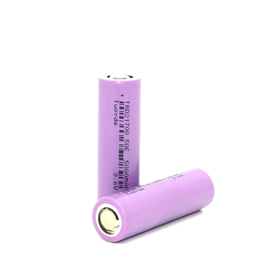 3.7V 5000mAh Cellule lithium-ion rechargeable, 21 mm * 70 mm Piles de lithium-fer 2C Décharge