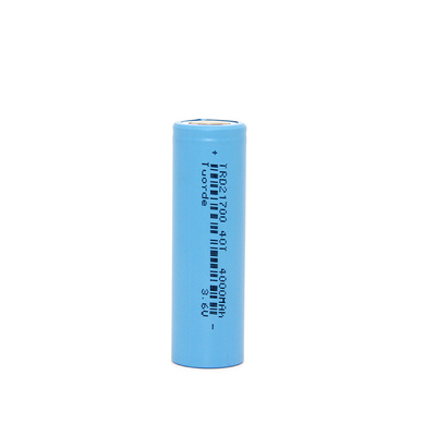 3.6V 4000mAh 50A 21700 Cellule de batterie au lithium-ion pour lampes de poche avec protection contre les surtensions