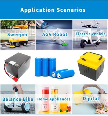 32700 Cellule de batterie au lithium-ion 3.2V 6000mAh 3C Décharge LiFePO4