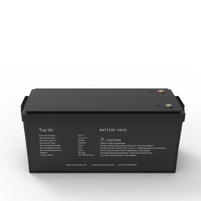 UN38.3 12200 Équipement de nettoyage Piles 12V 200Ah Phosphate Lithium Lifepo4
