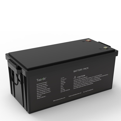 UN38.3 12200 Équipement de nettoyage Piles 12V 200Ah Phosphate Lithium Lifepo4