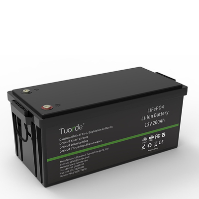 UN38.3 12200 Équipement de nettoyage Piles 12V 200Ah Phosphate Lithium Lifepo4