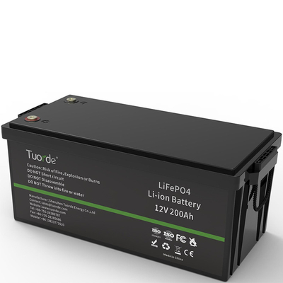 UN38.3 12200 Équipement de nettoyage Piles 12V 200Ah Phosphate Lithium Lifepo4
