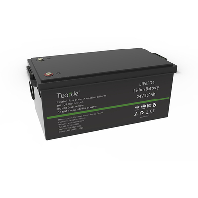 5120Wh batterie au lithium fer phosphate, 24V 200Ah batterie au lithium Lifepo4
