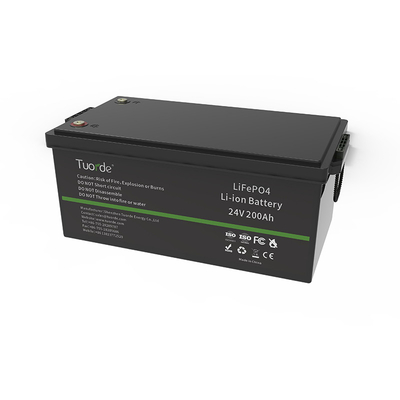 5120Wh batterie au lithium fer phosphate, 24V 200Ah batterie au lithium Lifepo4