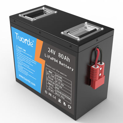 ISO9001 Lithium Ion LiFePo4 Batterie 24V 80Ah AGV RGV Robot fournisseur d'alimentation