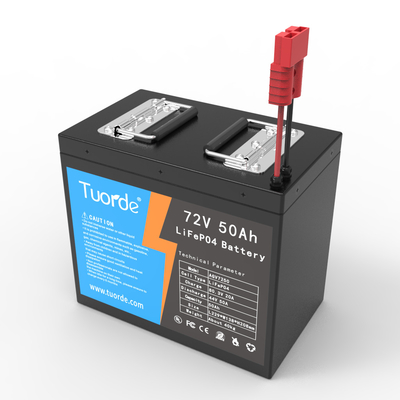 72V 50Ah AGV moteur LiFePo4 batterie au lithium-ion 5000 fois Pour bateau ISO14001