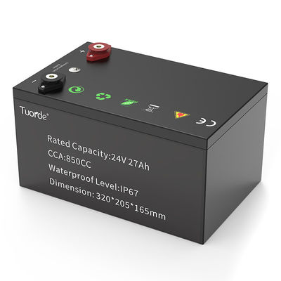 LTO basse température 24V 27AH batterie de démarrage de camion pour camions légers et bus